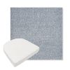 Picture of Chartres Rainfall | Boxed Contoured Outdoor Dining Chair Seat Cushions - Sunbrella© Fabric