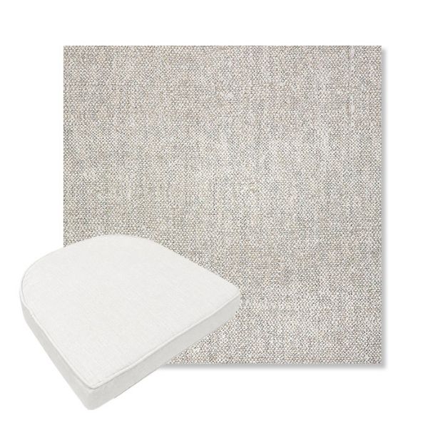 Picture of Chartres Silk | Boxed Contoured Outdoor Dining Chair Seat Cushions - Sunbrella© Fabric
