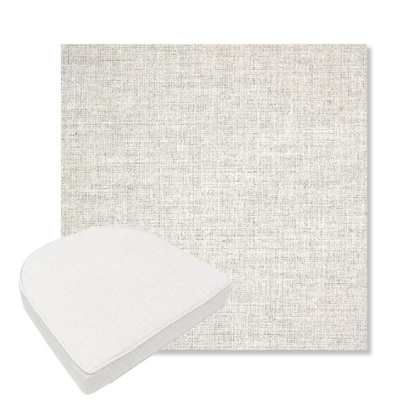 Picture of Crush Cloud | Boxed Contoured Outdoor Dining Chair Seat Cushions - Sunbrella© Fabric