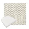 Picture of Detail Linen | Boxed Contoured Outdoor Dining Chair Seat Cushions - Sunbrella© Fabric