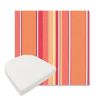 Picture of Dolce Mango | Boxed Contoured Outdoor Dining Chair Seat Cushions - Sunbrella© Fabric