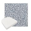 Picture of Eberly Peacock | Boxed Contoured Outdoor Dining Chair Seat Cushions - Sunbrella© Fabric