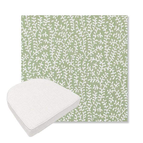 Picture of Eberly Spring | Boxed Contoured Outdoor Dining Chair Seat Cushions - Sunbrella© Fabric