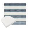 Picture of Excel Denim | Boxed Contoured Outdoor Dining Chair Seat Cushions - Sunbrella© Fabric