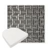 Picture of Figure Onyx | Boxed Contoured Outdoor Dining Chair Seat Cushions - Sunbrella© Fabric