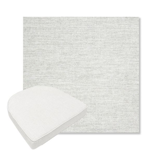 Picture of Idol Cloud | Boxed Contoured Outdoor Dining Chair Seat Cushions - Sunbrella© Fabric