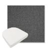Picture of Idol Slate | Boxed Contoured Outdoor Dining Chair Seat Cushions - Sunbrella© Fabric