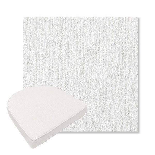Picture of Improve White | Boxed Contoured Outdoor Dining Chair Seat Cushions - Sunbrella© Fabric