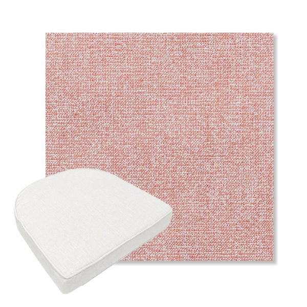 Picture of Kismet Coral | Boxed Contoured Outdoor Dining Chair Seat Cushions - Sunbrella© Fabric