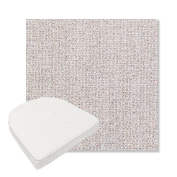 Picture of Kismet Flax | Boxed Contoured Outdoor Dining Chair Seat Cushions - Sunbrella© Fabric