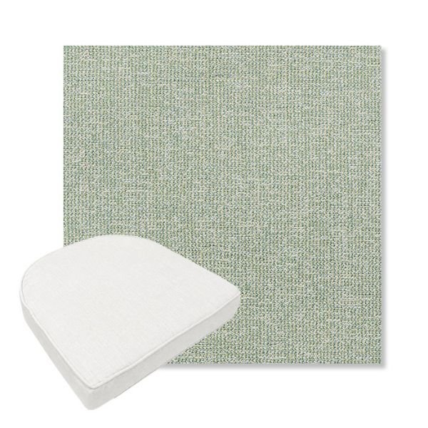 Picture of Kismet Moss | Boxed Contoured Outdoor Dining Chair Seat Cushions - Sunbrella© Fabric
