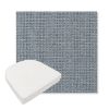 Picture of Kudos Denim Wash | Boxed Contoured Outdoor Dining Chair Seat Cushions - Sunbrella© Fabric