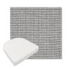 Picture of Kudos Newsprint | Boxed Contoured Outdoor Dining Chair Seat Cushions - Sunbrella© Fabric