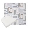 Picture of Labyrinth Cloud | Boxed Contoured Outdoor Dining Chair Seat Cushions - Sunbrella© Fabric