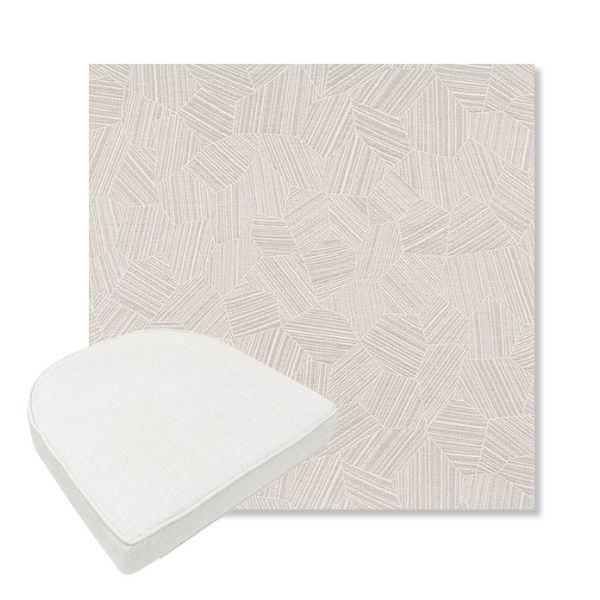 Picture of Leaf Structure Cloud | Boxed Contoured Outdoor Dining Chair Seat Cushions - Sunbrella© Fabric