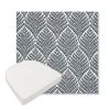 Picture of Linnaeus Indigo | Boxed Contoured Outdoor Dining Chair Seat Cushions - Sunbrella© Fabric
