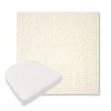 Picture of Margo Snow | Boxed Contoured Outdoor Dining Chair Seat Cushions - Sunbrella© Fabric