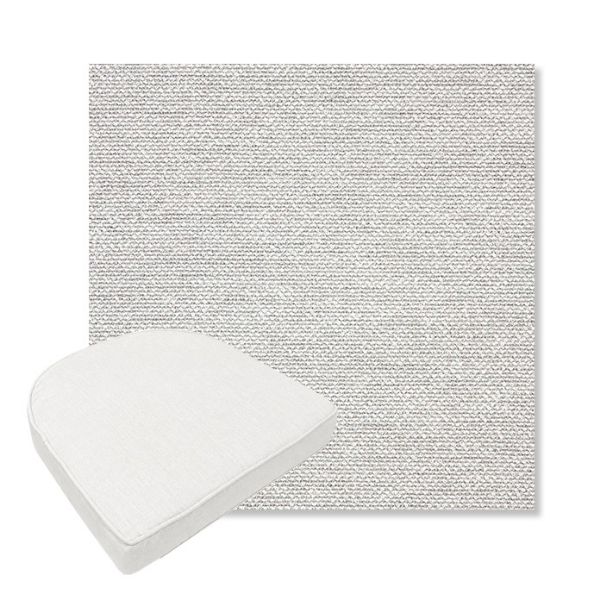 Picture of Nurture Pebble | Boxed Contoured Outdoor Dining Chair Seat Cushions - Sunbrella© Fabric
