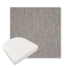 Picture of Pashmina Flannel | Boxed Contoured Outdoor Dining Chair Seat Cushions - Sunbrella© Fabric