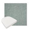 Picture of Piazza Mist | Boxed Contoured Outdoor Dining Chair Seat Cushions - Sunbrella© Fabric