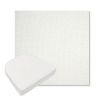 Picture of Pique Salt | Boxed Contoured Outdoor Dining Chair Seat Cushions - Sunbrella© Fabric