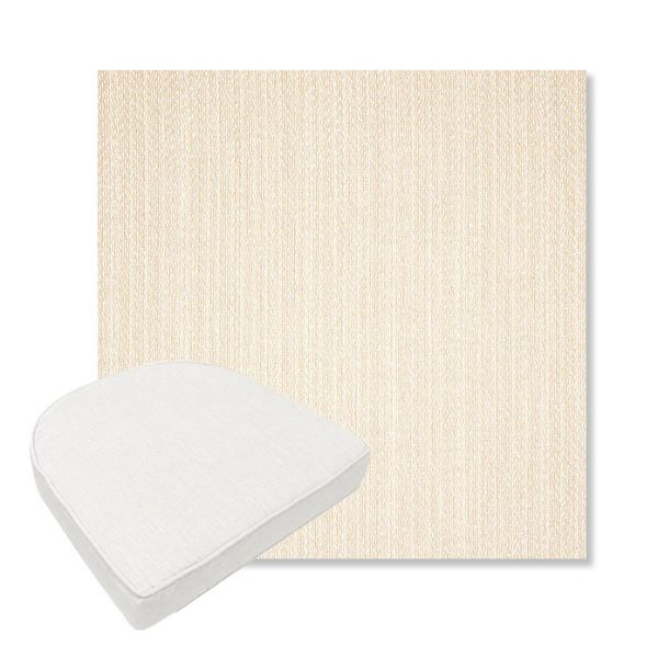 Picture of Posh Linen | Boxed Contoured Outdoor Dining Chair Seat Cushions - Sunbrella© Fabric