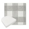 Picture of Preso Pebble | Boxed Contoured Outdoor Dining Chair Seat Cushions - Sunbrella© Fabric