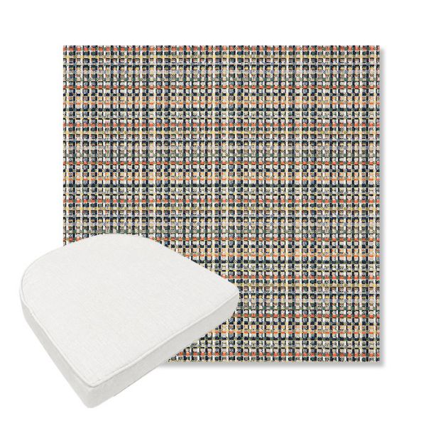 Picture of Principle Tropics | Boxed Contoured Outdoor Dining Chair Seat Cushions - Sunbrella© Fabric