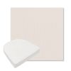 Picture of Proof Snow | Boxed Contoured Outdoor Dining Chair Seat Cushions - Sunbrella© Fabric
