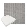 Picture of Proven Ash | Boxed Contoured Outdoor Dining Chair Seat Cushions - Sunbrella© Fabric