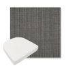 Picture of Proven Charcoal | Boxed Contoured Outdoor Dining Chair Seat Cushions - Sunbrella© Fabric