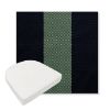 Picture of Rothko Mint Julep | Boxed Contoured Outdoor Dining Chair Seat Cushions - Sunbrella© Fabric