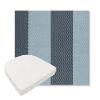 Picture of Rothko Oceanfront | Boxed Contoured Outdoor Dining Chair Seat Cushions - Sunbrella© Fabric