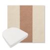 Picture of Rothko Pink Lady | Boxed Contoured Outdoor Dining Chair Seat Cushions - Sunbrella© Fabric