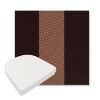 Picture of Rothko Sangria | Boxed Contoured Outdoor Dining Chair Seat Cushions - Sunbrella© Fabric