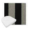 Picture of Rothko Stone Harbor | Boxed Contoured Outdoor Dining Chair Seat Cushions - Sunbrella© Fabric