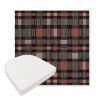 Picture of Rubix Huckleberry | Boxed Contoured Outdoor Dining Chair Seat Cushions - Sunbrella© Fabric