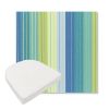 Picture of Seville Seaside | Boxed Contoured Outdoor Dining Chair Seat Cushions - Sunbrella© Fabric