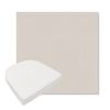 Picture of Shelter White | Boxed Contoured Outdoor Dining Chair Seat Cushions - Sunbrella© Fabric
