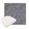 Picture of Shibori Indigo | Boxed Contoured Outdoor Dining Chair Seat Cushions - Sunbrella© Fabric