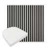 Picture of Shore Classic | Boxed Contoured Outdoor Dining Chair Seat Cushions - Sunbrella© Fabric