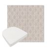 Picture of Solve Linen | Boxed Contoured Outdoor Dining Chair Seat Cushions - Sunbrella© Fabric