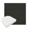 Picture of Spectrum Carbon | Boxed Contoured Outdoor Dining Chair Seat Cushions - Sunbrella© Fabric