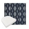 Picture of Spinner Diamond Midnight | Boxed Contoured Outdoor Dining Chair Seat Cushions - Sunbrella© Fabric