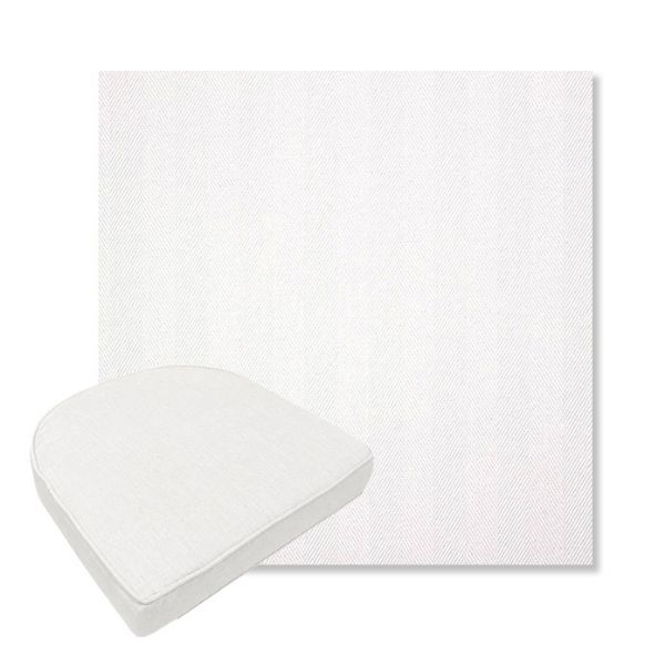 Picture of Switch Salt | Boxed Contoured Outdoor Dining Chair Seat Cushions - Sunbrella© Fabric