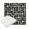 Picture of Toggle Inkblot | Boxed Contoured Outdoor Dining Chair Seat Cushions - Sunbrella© Fabric