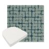 Picture of Toggle Splash | Boxed Contoured Outdoor Dining Chair Seat Cushions - Sunbrella© Fabric