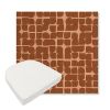 Picture of Toggle Terra Rosa | Boxed Contoured Outdoor Dining Chair Seat Cushions - Sunbrella© Fabric