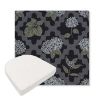 Picture of Trellis Morning Glory | Boxed Contoured Outdoor Dining Chair Seat Cushions - Sunbrella© Fabric