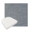 Picture of Willa Tidal | Boxed Contoured Outdoor Dining Chair Seat Cushions - Sunbrella© Fabric